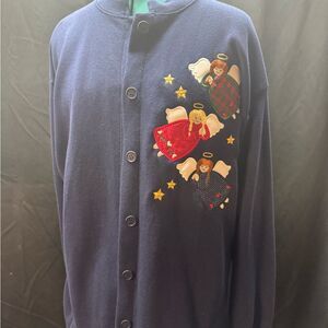 Chic Navy Blue Sweater